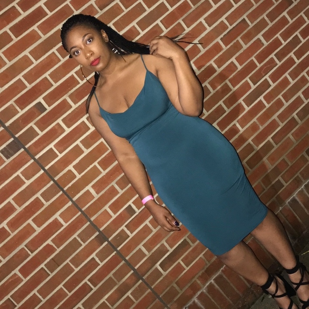 Teal Dress